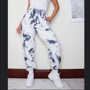 Pretty little thing tie dye joggers